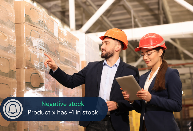 inventory and products - alerts and notifications