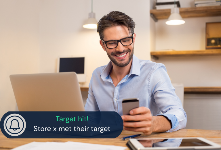 sales and revenue - alerts and notifications